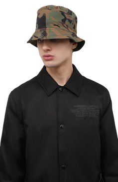 Мужская панама ALEXANDER MCQUEEN хаки цвета, арт. 683271/4419Q | Фото 2 (Материал: Текстиль, Синтетический материал; Региональные ограничения белый список (Axapta Mercury): RU)