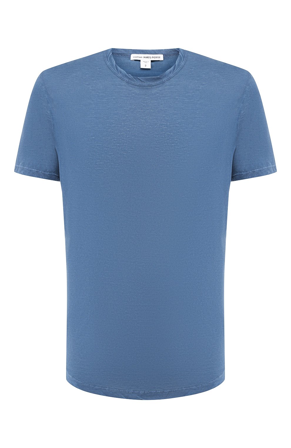 Мужская синяя хлопковая футболка JAMES PERSE купить в интернет-магазине ...
