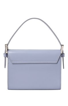 Женская сумка fran BY FAR голубого цвета, арт. 23PFFRN0BLBWSMA | Фото 6 (Сумки-технические: Сумки top-handle; Материал: Натуральная кожа; Материал сплава: Проставлено; Размер: mini; Драгоценные камни: Проставлено)