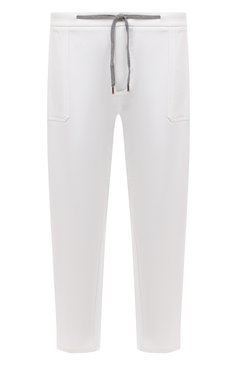 Мужские брюки из вискозы MARCO PESCAROLO белого цвета, арт. BAIA/4362 | Фото 1 (Big sizes: Big Sizes; Длина (брюки, джинсы): Стандартные; Случай: Повседневный; Стили: Спорт-шик; Материал внешний: Вискоза)