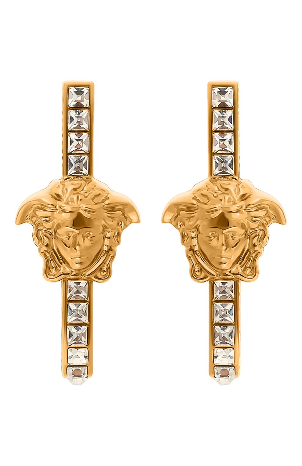 Золотые серьги Versace