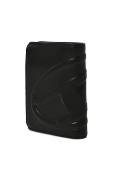 Женский кожаный футляр для кредитных карт DIESEL черного цв ета, арт. X09738/P5470 | Фото 2 (Материал: Натуральная кожа; Материал сплава: Проставлено; Нос: Не проставлено)