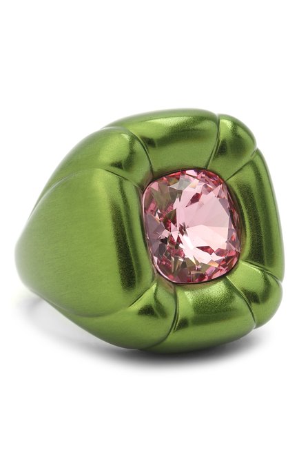  Женское кольцо dulcis SWAROVSKI зеленого цвета, арт. 5609725 | Фото 1 (Материал: Металл)