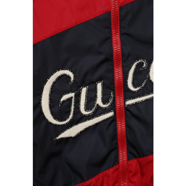 Ветровка для мальчика с капюшоном Gucci 638052/XWAMC Фото 3