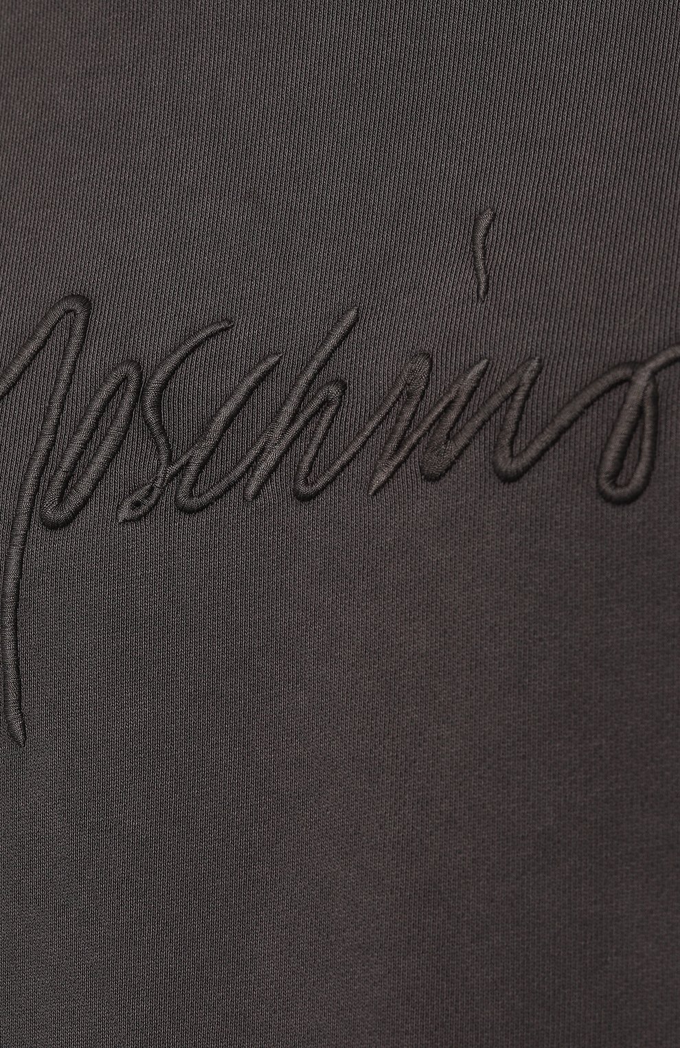 Хлопковый свитшот Moschino 231ZZA1718/226, цвет серый, размер 48 231ZZA1718/226 - фото 5