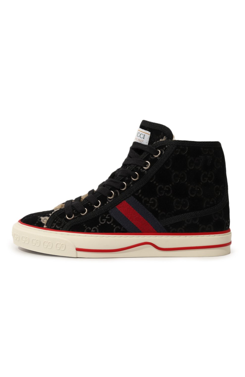 фото Замшевые кеды gucci tennis 1977 gucci