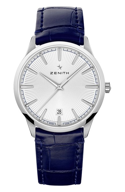 Мужские часы classic silver ZENITH бесцветного цвета, арт. 03.3100.670/01.C922 | Фото 1 (Механизм: Автомат; Цвет циферблата: Серебристый; Материал корпуса: Сталь)