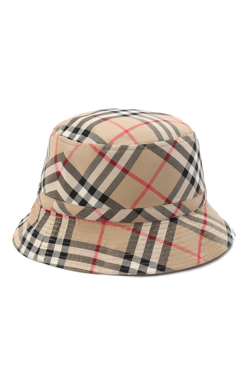Детская хлопковая панама BURBERRY бежевого цвета, арт. 8025715 | Фото 2 (Материал: Текстиль, Хлопок; Региональные ограничения белый список (Axapta Mercury): RU)