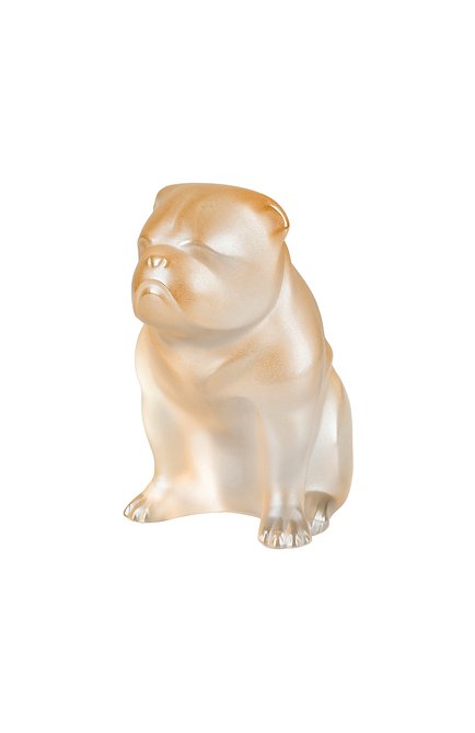 Скульптура bulldog LALIQUE золотого цвета, арт. 10601100 | Фото 1 (Статус проверки: Проверена категория; Ограничения доставки: fragile-2)