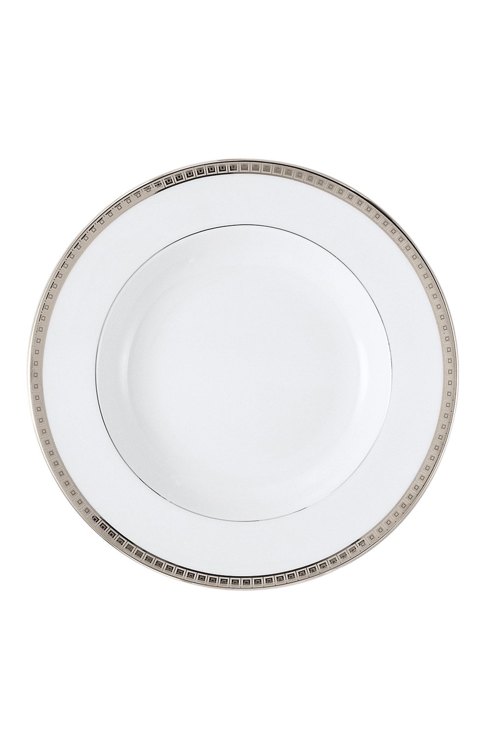 Тарелка суповая athena platine BERNARDAUD серебряного цвета, арт. 0448/23 | Фото 1 (Интерьер Кросс-КТ: Обеденная посуда; Ограничения доставки: fragile-2)