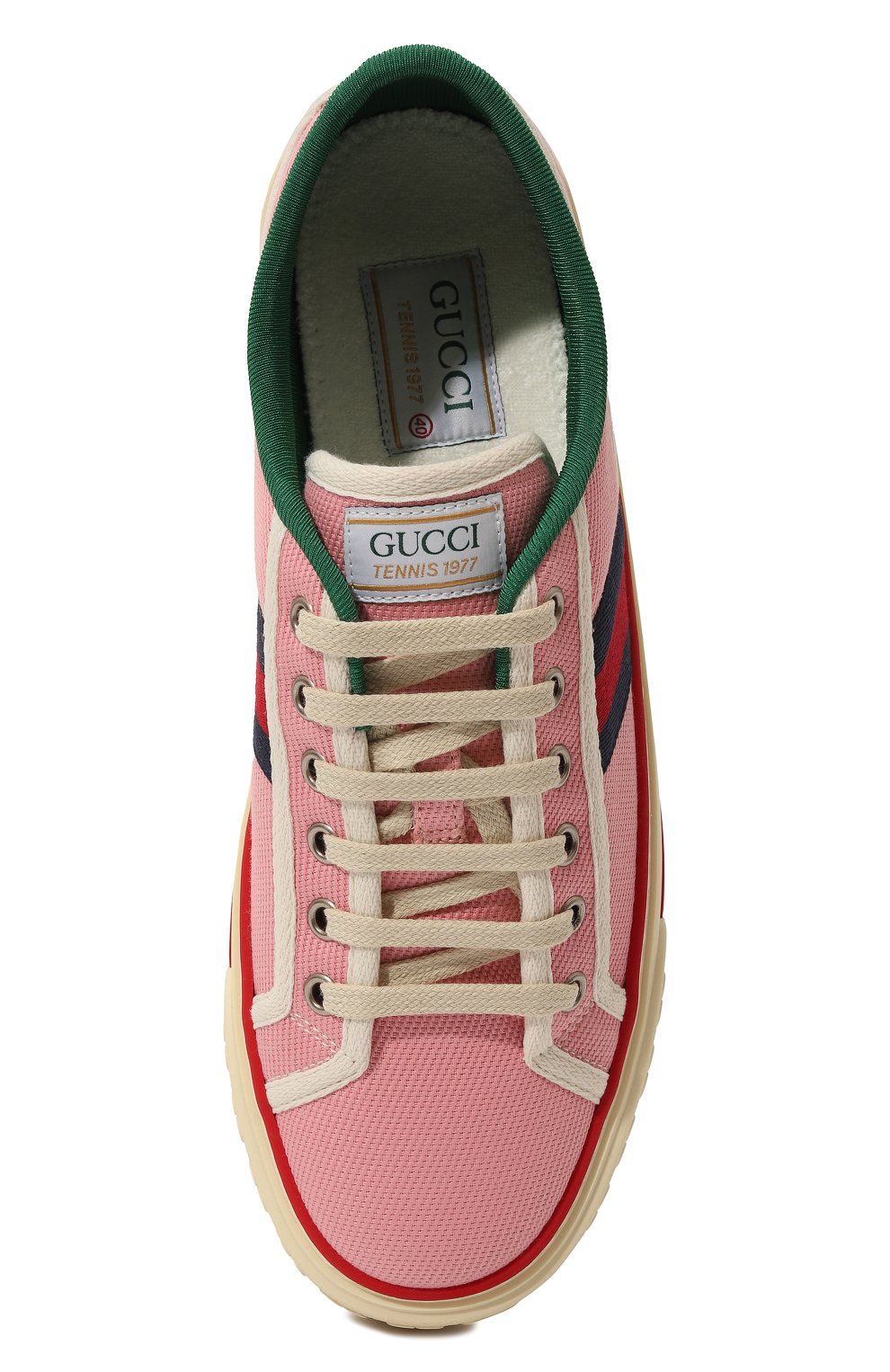 Текстильные кеды Tennis 1977 Gucci 634161 GZO30 Фото 6