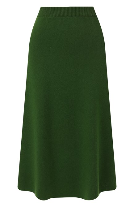 Женская кашемировая юбка LORO PIANA зеленого цвета по цене 170000 руб., арт. FAI8517 | Фото 1
