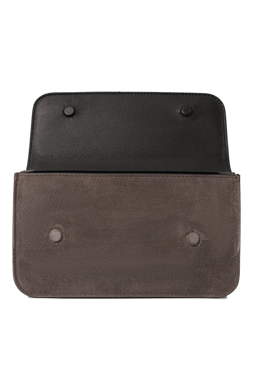 Женская поясная сумка BRUNELLO CUCINELLI серого цвета, арт. MBDLDB1054 | Фото 5 (Материал: Натуральная кожа; Стили: Кэжуэл)