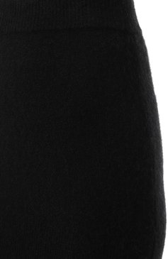 Женская юбка из кашемира и шелка MRZ черного цвета, арт. FW23-0175 | Фото 5 (Материал внешний: Шерсть, Кашемир; Длина Ж (юбки, платья, шорты): Мини; Женское Кросс-КТ: Юбка-одежда; Материал сплава: Проставлено; Драгоценные камни: Проставлено; Стили: Кэжуэл)