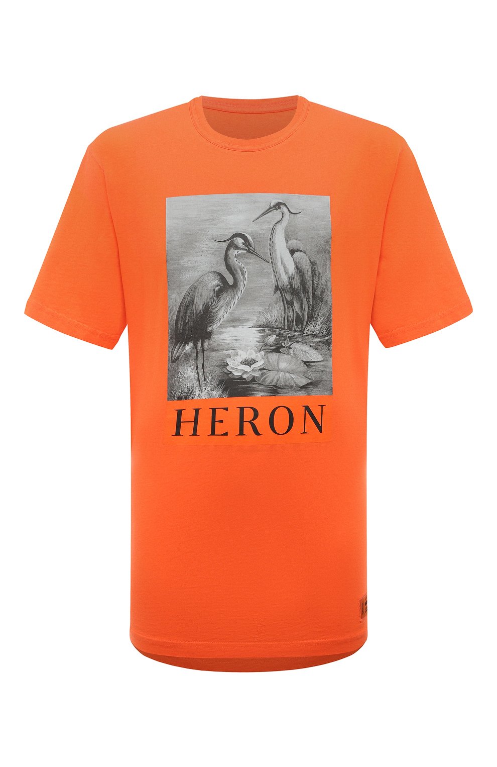 Хлопковая футболка Heron Preston HMAA026C99JER001