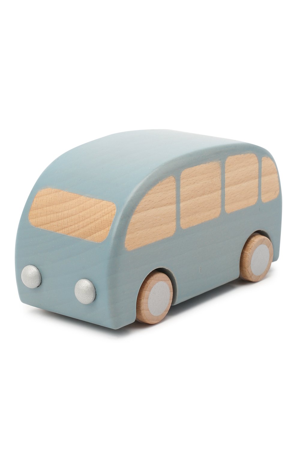 Детского игрушечный автобус MAILEG голубого цвета, арт. 12-9001-01 | Фото 2 (Игрушки: Машины - наземный; Материал: Дерево, Растительное волокно)