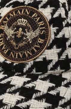 Детская кепка BALMAIN черно-белого цвета, арт. BT0P47 | Фото 3 (Материал: Текстиль, Синтетический материал)