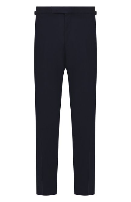 Мужские шерстяные брюки TOM FORD темно-синего цвета по цене 82400 руб., арт. 911R03610043 | Фото 1