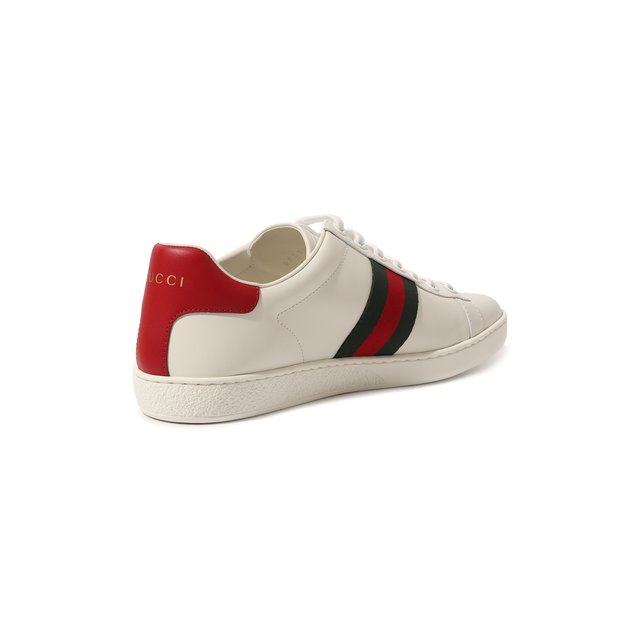 фото Кожаные кеды ace gucci