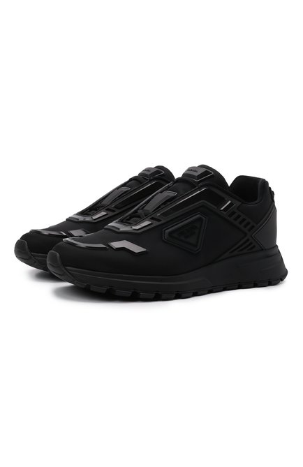 Мужские кроссовки PRADA черного цвета по цене 89000 руб., арт. 4E3567-3LFV-F0002-G000 | Фото 1