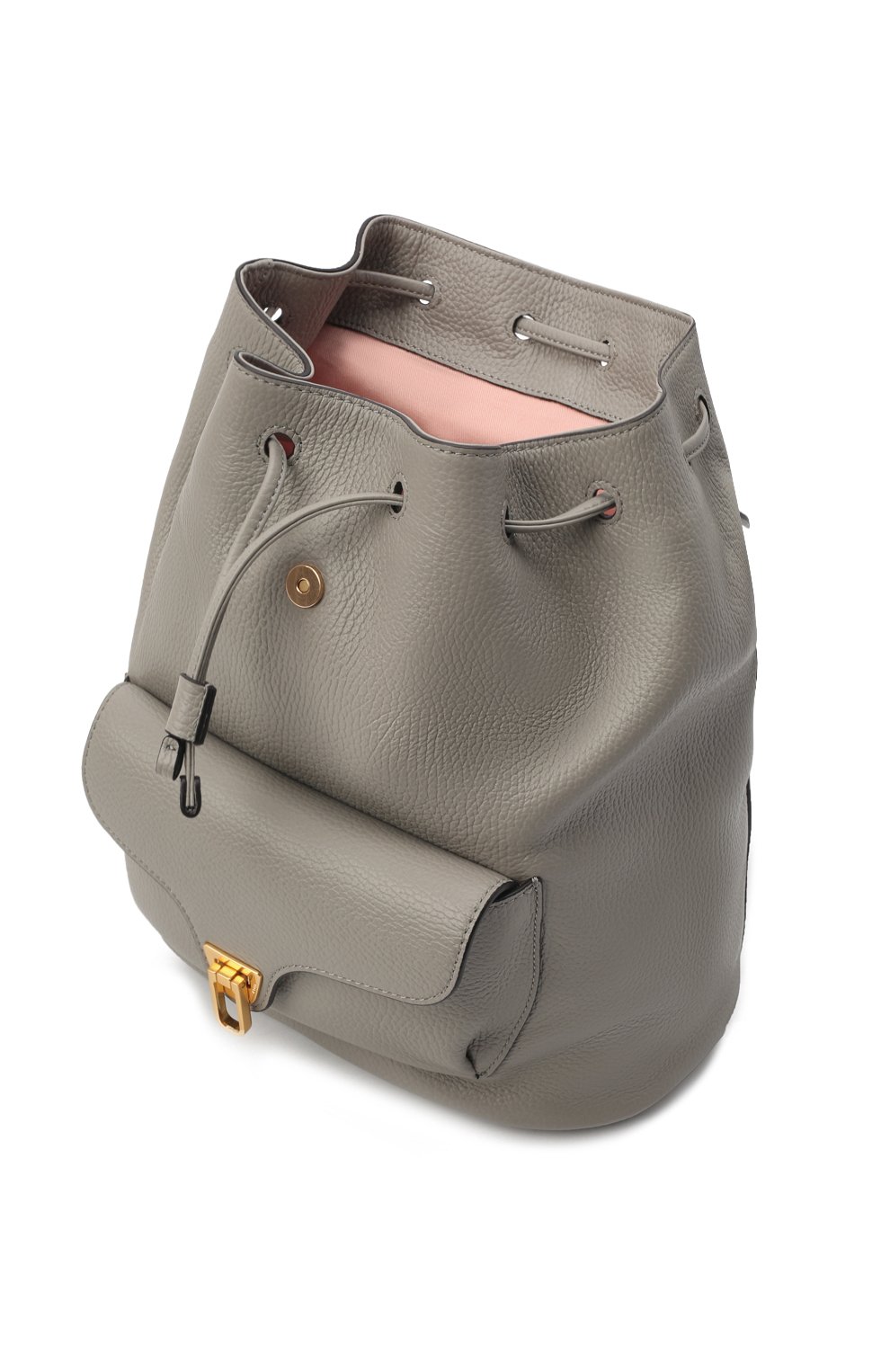 Женский рюкзак beat COCCINELLE серого цвета, арт. E1 LF6 14 01 01 | Фото 5 (Размер: medium; Материал: Натуральная кожа; Стили: Кэжуэл)