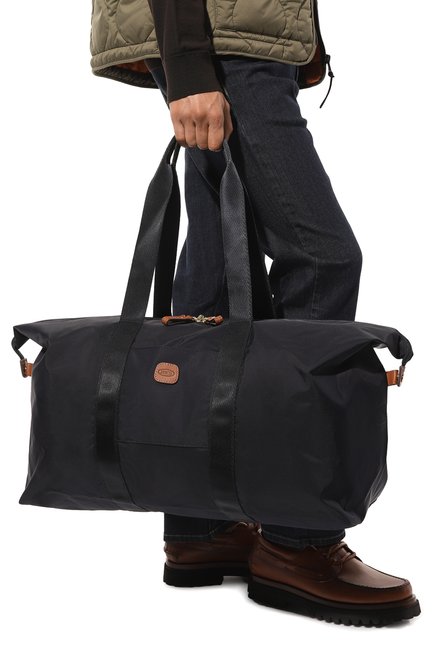 Мужского текстильная дорожная сумка BRIC`S темно-синего цвета, арт. BXG40202.050 | Фото 2
