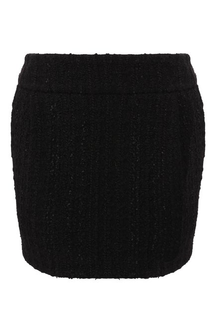 Женская юбка из смеси шерсти и вискозы ALEXANDRE VAUTHIER черного цвета по цене 81800 руб., арт. 193SK1054 0193-1126 | Фото 1