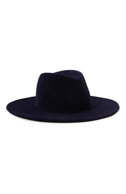 Женская шляпа FETISH синего цвета, арт. GS23-V | Фото 1 (Материал: Текстиль, Хлопок; Материал сплава: Проставлено; Нос: Не проставлено)