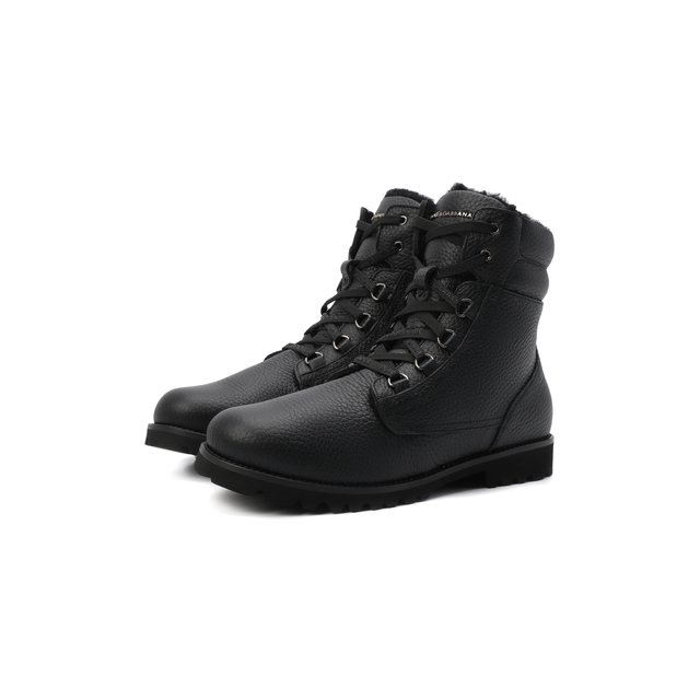 Кожаные ботинки Dolce & Gabbana DA0731/AA163/29-36