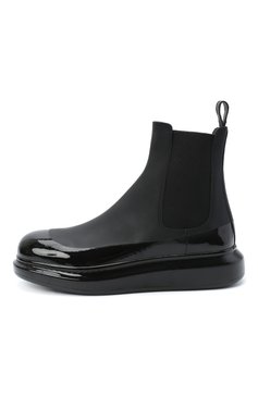 Мужские кожаные челси ALEXANDER MCQUEEN черного цвета, арт. 625182/WHYK1 | Фото 3 (Материал внешний: Кожа; Материал внутренний: Натуральная кожа; Региональные ограничения белый список (Axapta Mercury): RU; Материал утеплителя: Без утеплителя; Мужское Кросс-КТ: Сапоги-обувь, Челси-обувь; толщина подошвы: 5; ширина носка стельки: 9)