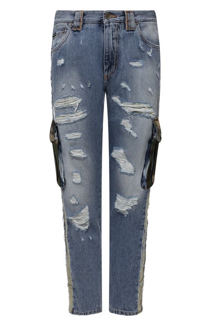 Мужские джинсы DOLCE & GABBANA голубого цвета по цене 153500 руб., арт. GV92AZ/G8EV7 | Фото 1
