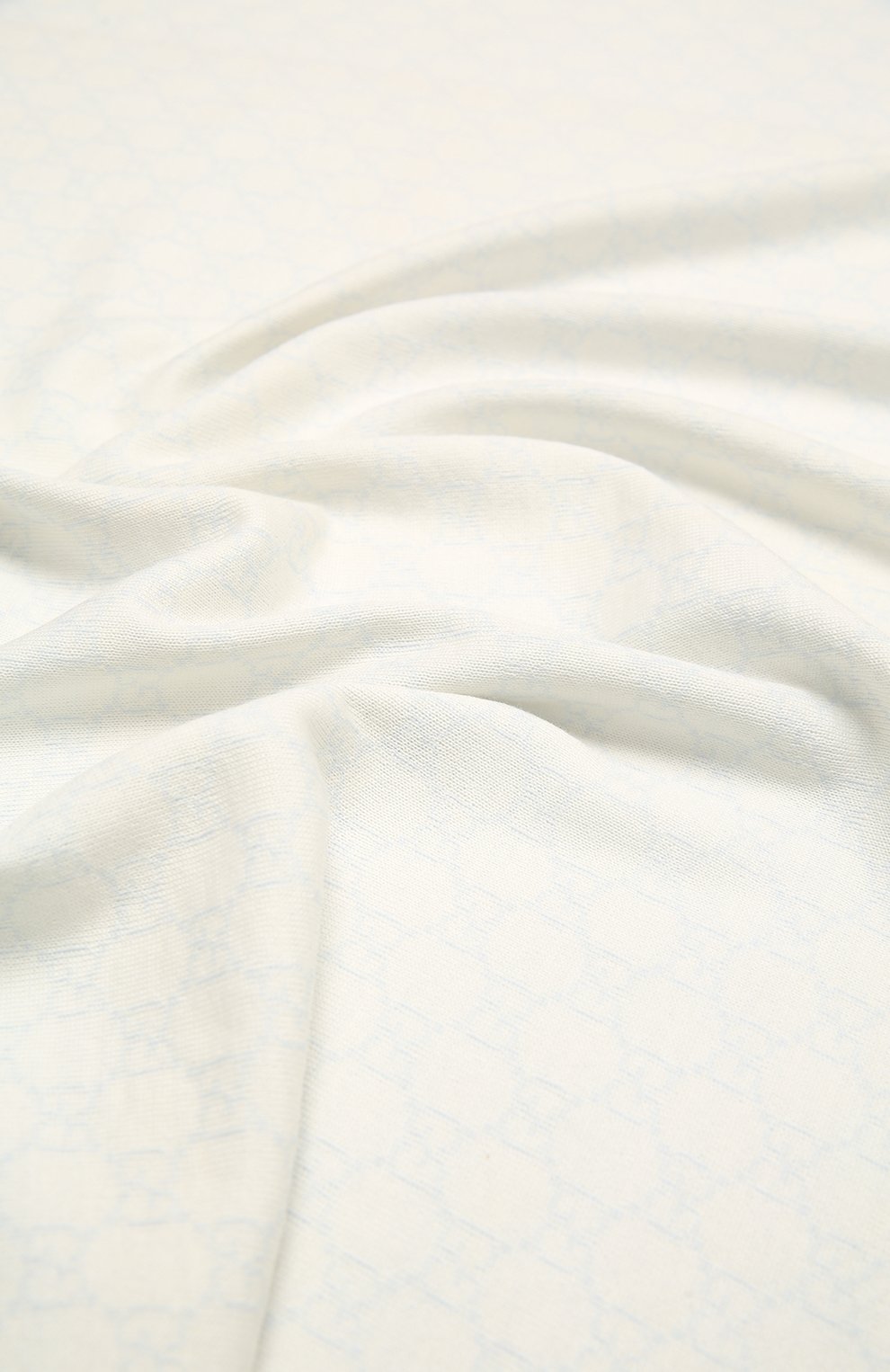 Детского одеяло из шерсти с принтом GUCCI голубого цвета, арт. 417865/3K200 | Фото 2 (Материал: Текстиль, Шерсть; Материал внутренний: Не назначено; Материал сплава: Проставлено; Нос: Не проставлено; Статус проверки: Проверена категория)