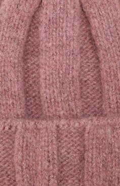 Женская шерстная шапка armel CANOE розового цвета, арт. 4923665 | Фото 3 (Материал: Текстиль, Шерсть; Статус проверки: Проверена категория)