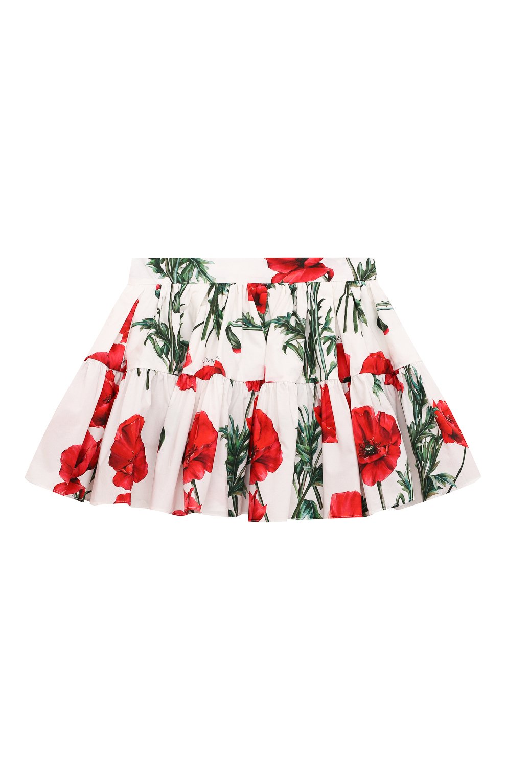 Хлопковая юбка Dolce & Gabbana L54I49/HS501/2-6