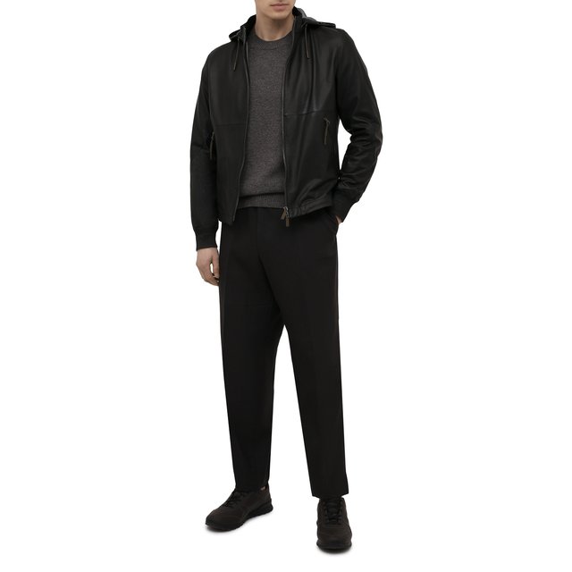 фото Кожаная куртка ermenegildo zegna