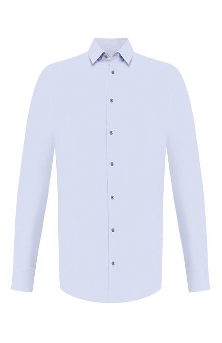 Мужская рубашка GIORGIO ARMANI голубого цвет�а по цене 47700 руб., арт. 8WGCCZ97/JZ561 | Фото 1