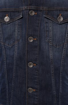 Мужская джинсовая куртка ELEVENTY темно-синего цвета, арт. G70GBTC10 TET0F019 | Фот о 5 (Кросс-КТ: Куртка, Деним; Рукава: Длинные; Материал внешний: Хлопок, Деним; Длина (верхняя одежда): Короткие; Стили: Кэжуэл)