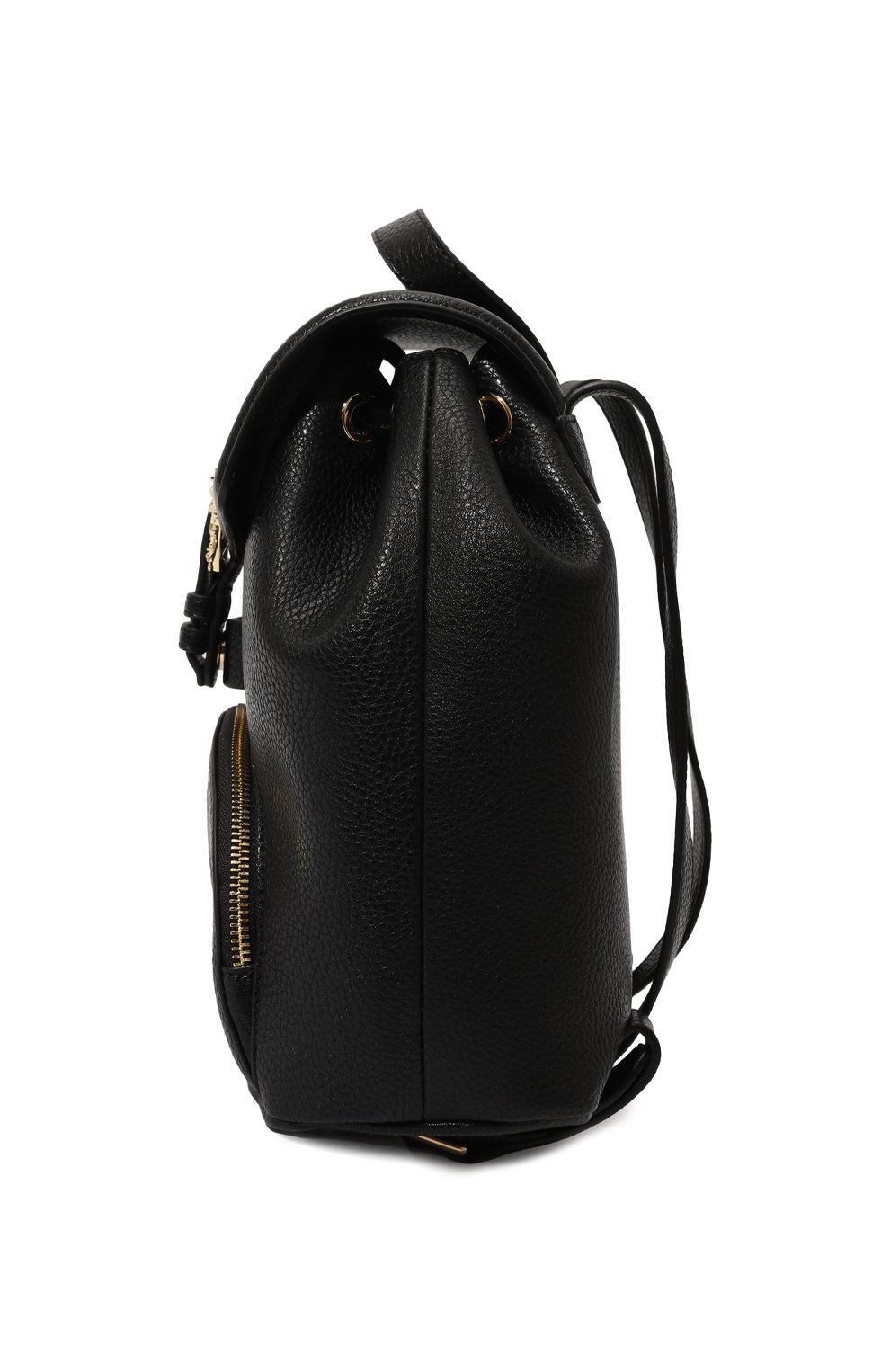 Женский рюкзак VERSACE JEANS COUTURE черного цвета, арт. 75VA4BF8/ZS413 | Фото 4 (Размер: medium; Материал сплава: Проставлено; Драгоценные камни: Проставлено; Материал: Экокожа; Стили: Кэжуэл)