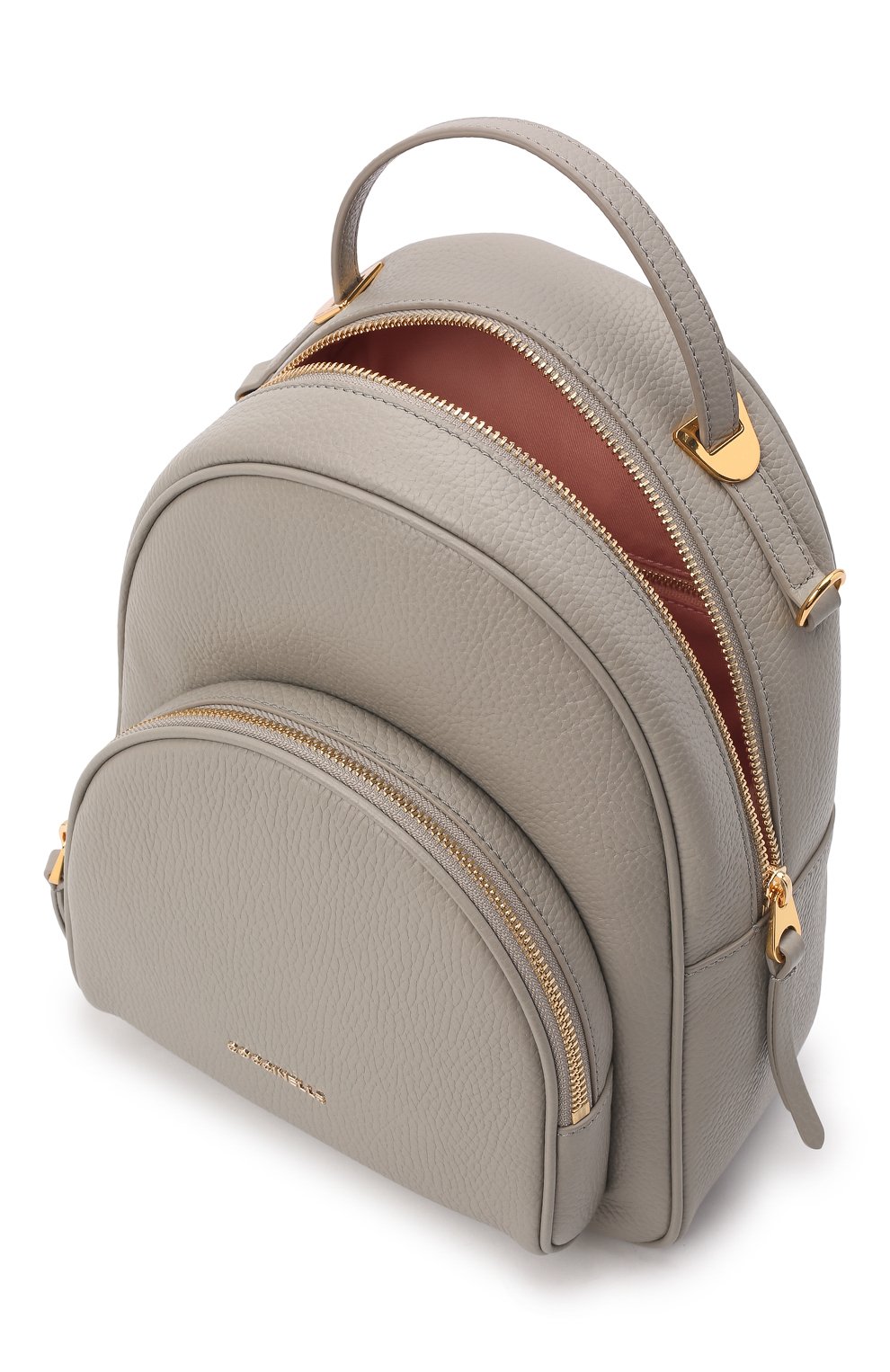 Женский рюкзак lea small COCCINELLE серого цвета, арт. E1 L60 14 01 01 | Фото 5 (Материал: Натуральная кожа; Размер: mini; Стили: Кэжуэл)
