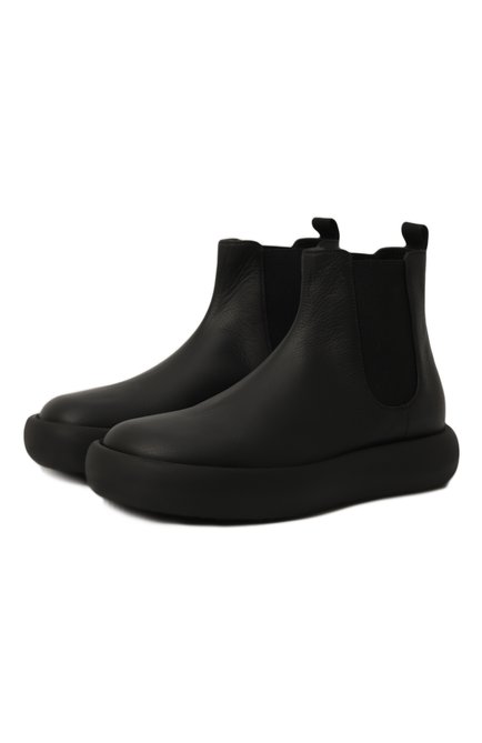 Мужского кожаные ботинки VIC MATIE черного цвета, арт. 1C6304U_C30A010101 | Фото 1 (Подошва: Массивная; Материал внутренний: Натуральная кожа; Материал внешний: Текстиль)