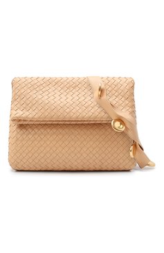 Женская сумка bv fold BOTTEGA VENETA бежевого цвета, арт. 642764/V08Z1 | Фото 5 (Сумки-технические: Сумки через плечо; Размер: medium; Материал: Натуральная кожа; Региональные ограничения белый список (Axapta Mercury): RU; Материал сплава: Проставлено; Женское Кросс-КТ: Клатч-клатчи; Ремень/цепочка: На ремешке; Драгоценные камни: Проставлено)