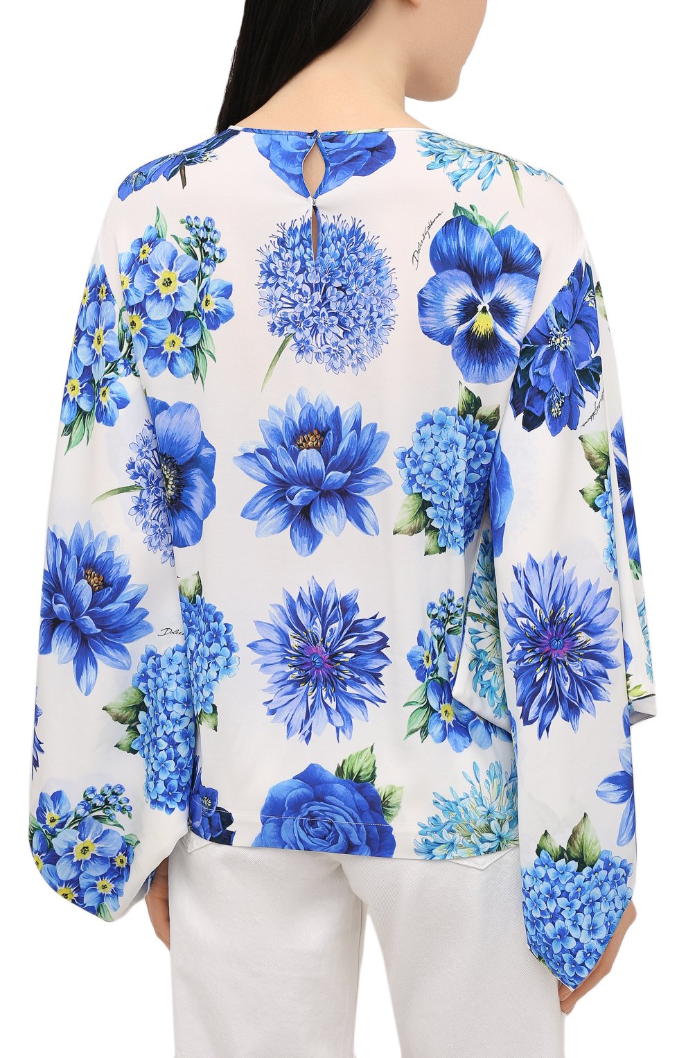 Шелковая блузка Dolce & Gabbana I7K33W/GDZAK Фото 4