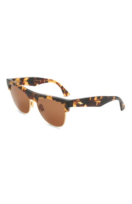 Женские солнцезащитные очки BOTTEGA VENETA коричневого цвета, арт. BV1003S | Фото 1 (Тип очков: С/з; Очки форма: D-форма)