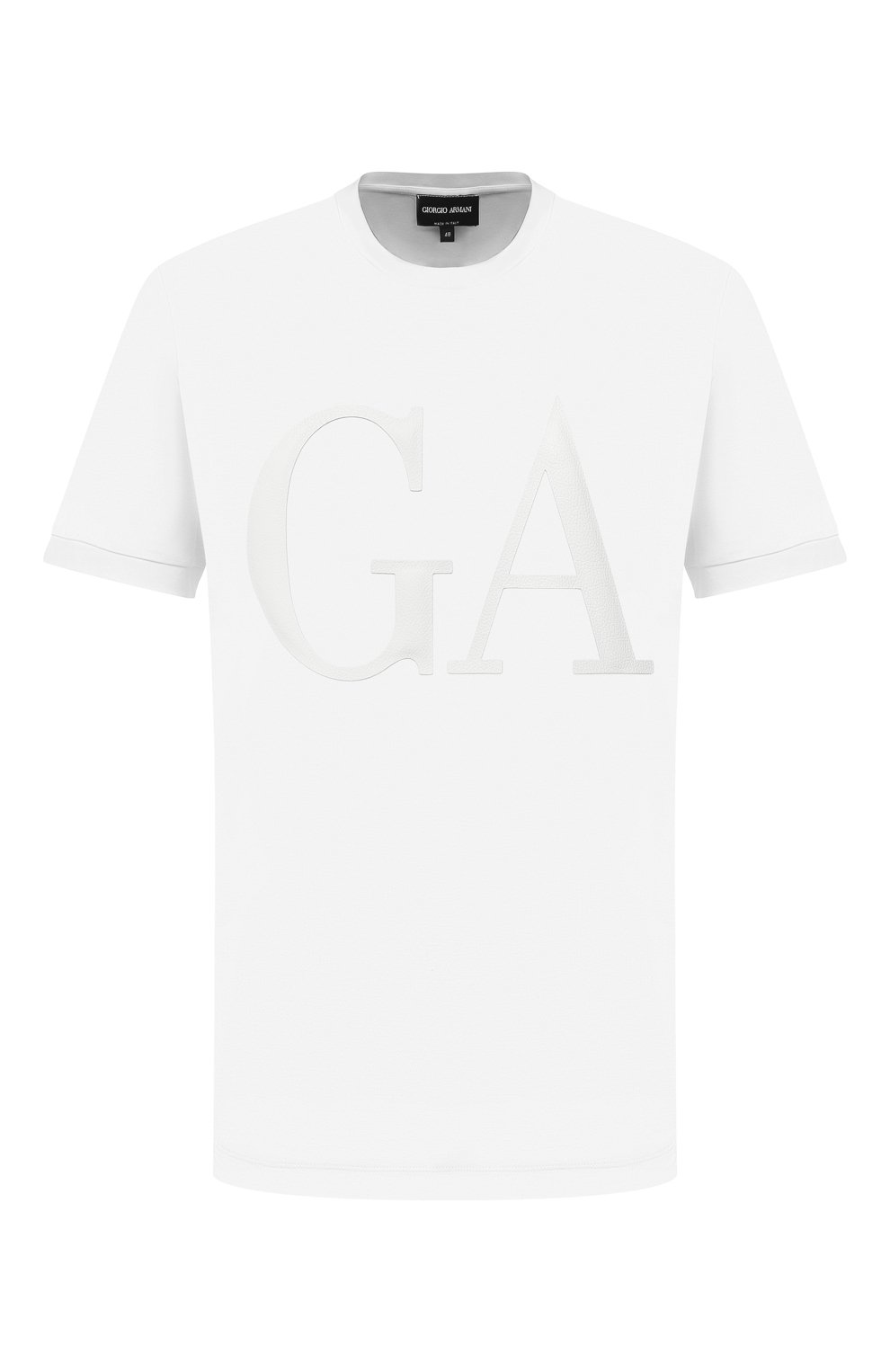 Хлопковая футболка  Giorgio Armani Белый 3KSM78/SJXDZ 5538284