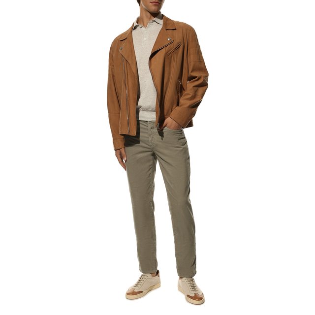 фото Хлопковые брюки brunello cucinelli