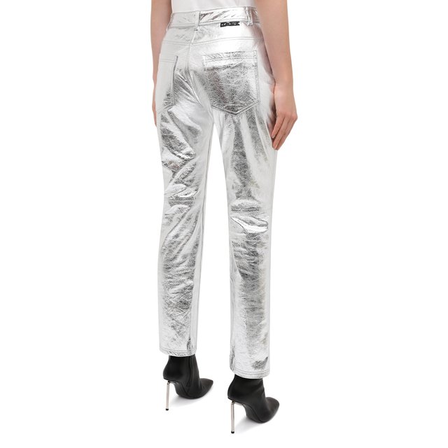 фото Кожаные брюки off-white