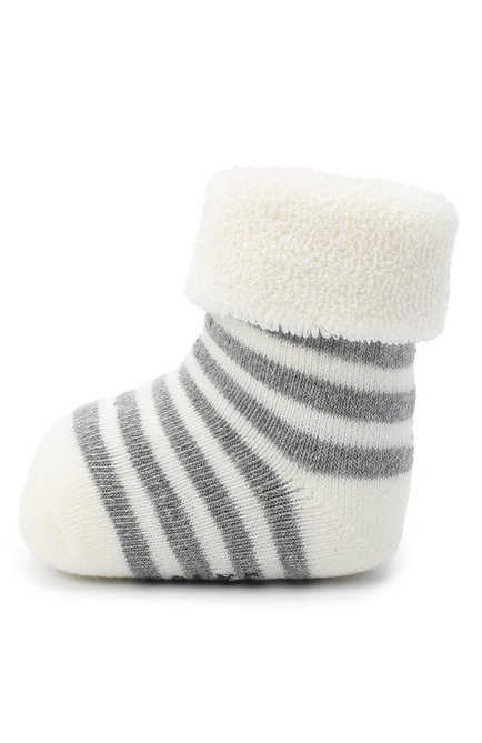 Детские хлопковые носки FALKE белого цвета, арт. 10040. | Фото 2 (Региональные ограничения белый список (Axapta Mercury): RU)