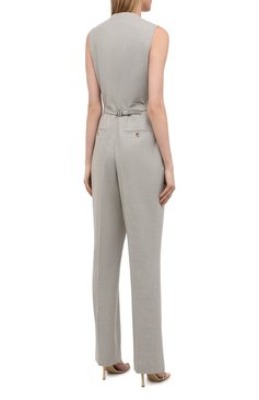 Женский шерстяной комбинезон RALPH LAUREN серого цвета, арт. 290815946 | Фото 4 (Длина (брюки, джинсы): Удлиненные; Материал внешний: Шерсть; Случай: Повседневный; Региональные ограничения белый список (Axapta Mercury): RU; Стили: Классический; Женское Кросс-КТ: Комбинезон-одежда; Материал подклада: Купро)