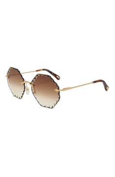 Женские солнцезащитные очки rosie CHLOÉ коричневого цвета, арт. 143S-742 | Фото 1 (Тип очков: С/з)