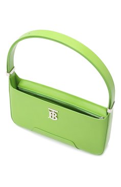Женская сумка tb medium BURBERRY зеленого цвета, арт. 8050469 | Фото 5 (Сумки-технические: Сумки top-handle; Размер: medium; Материал: Натуральная кожа)
